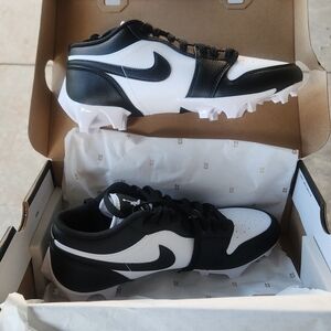 Jordan Black and Gold Sneakers